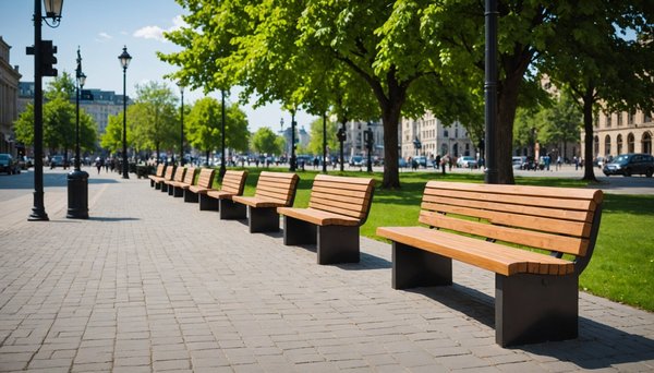 Mobilier urbain : optimisez vos espaces publics avec style